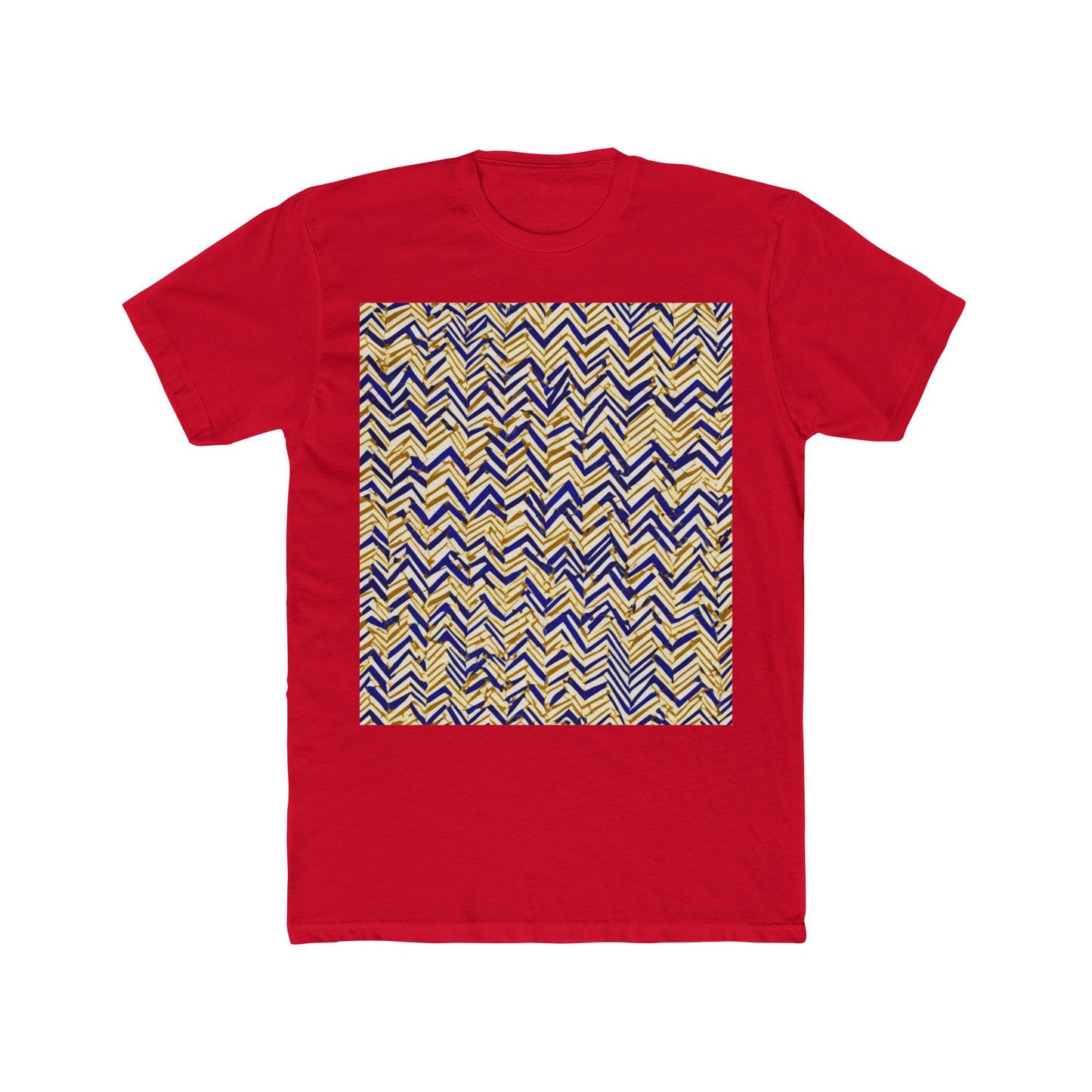 boostlete-boost-mode-pattern-ekg-line-art-0091 — Unisex Cotton Crew Tee (NL 3600)