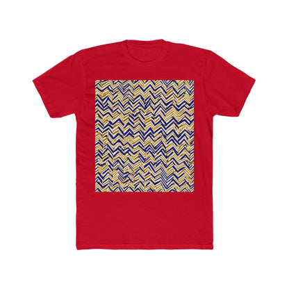 boostlete-boost-mode-pattern-ekg-line-art-0091 — Unisex Cotton Crew Tee (NL 3600)