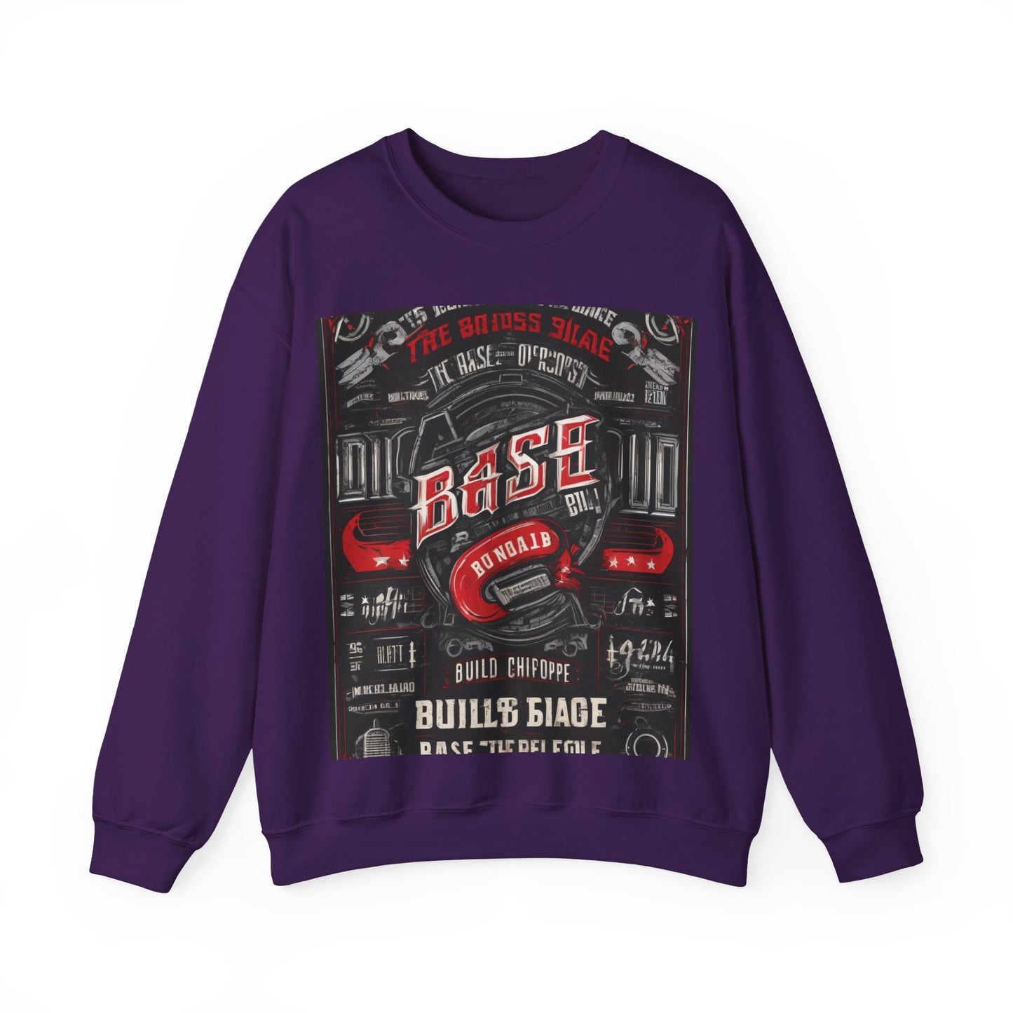 boostlete-boost-mode-type-build-the-base-micro-industrial-0785 — Unisex Heavy Blend Crewneck (G18000)