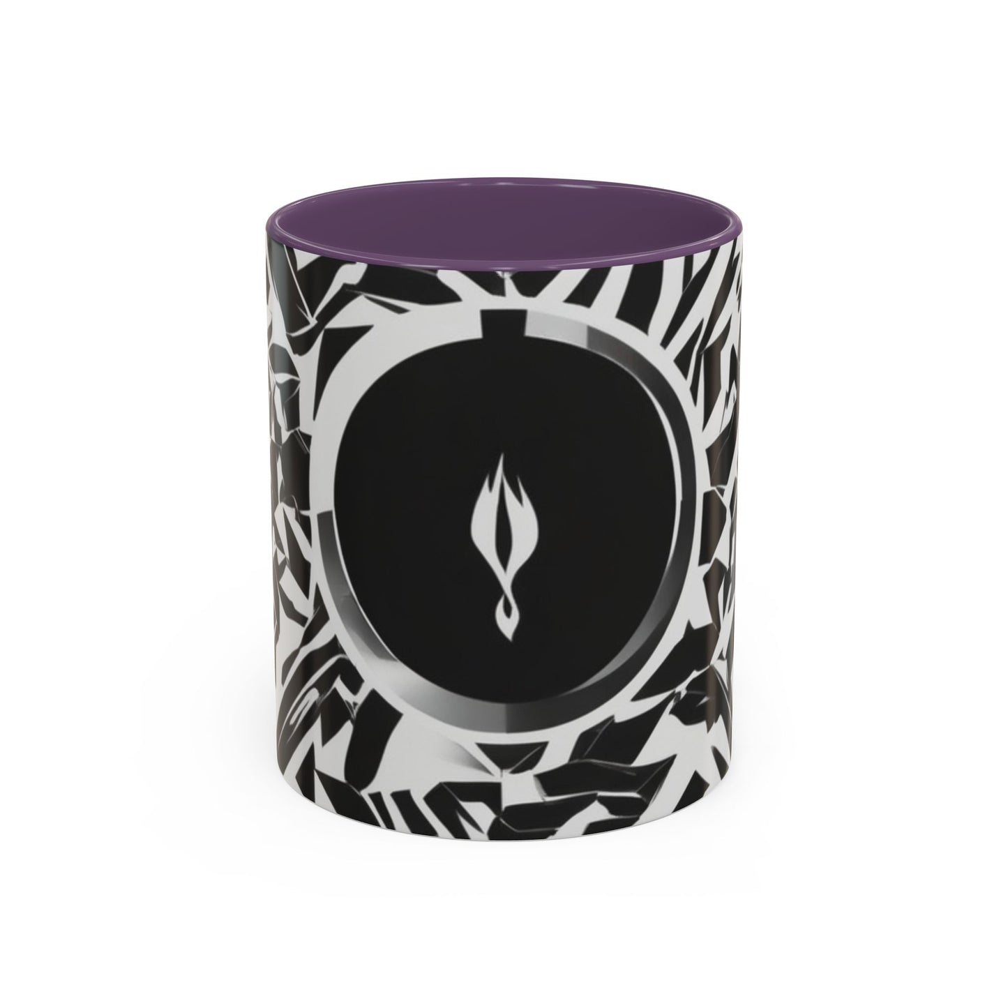 boostlete-am-crew-icon-flame-matte-geometric-0286 — Accent Mug 11oz/15oz