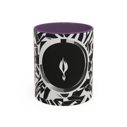 boostlete-am-crew-icon-flame-matte-geometric-0286 — Accent Mug 11oz/15oz
