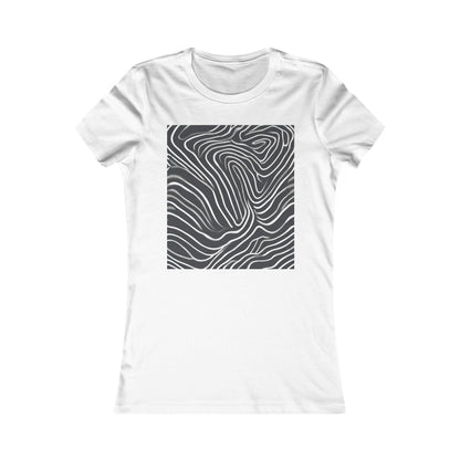 boostlete-recovery-progress-pattern-topographic-bold-0295 — Women's Favorite Tee (B+C 6004)