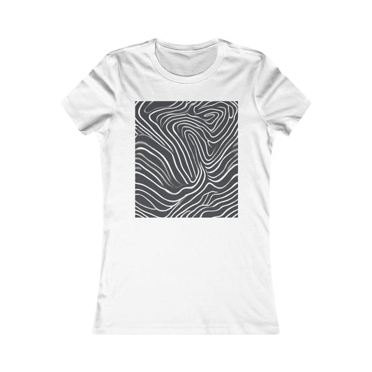 boostlete-recovery-progress-pattern-topographic-bold-0295 — Women's Favorite Tee (B+C 6004)