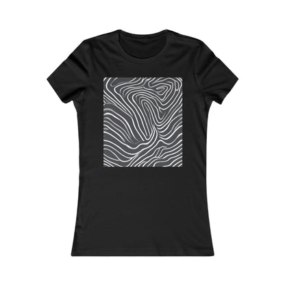boostlete-recovery-progress-pattern-topographic-bold-0295 — Women's Favorite Tee (B+C 6004)