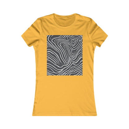 boostlete-recovery-progress-pattern-topographic-bold-0295 — Women's Favorite Tee (B+C 6004)