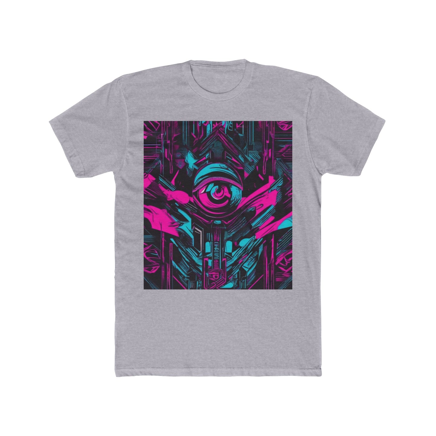 boostlete-iron-intent-type-eyes-up-forward-big-line-art-0065 — Unisex Cotton Crew Tee (NL 3600)