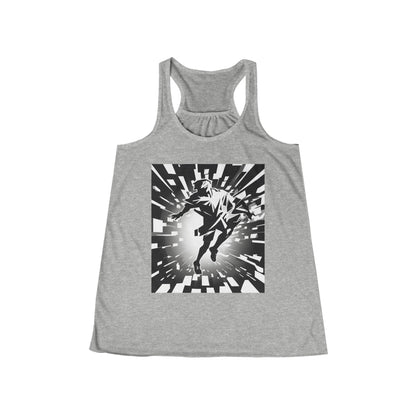 boostlete-am-crew-scene-sprinter-high-modern-0312 — Women's Flowy Racerback Tank (B+C 8800)