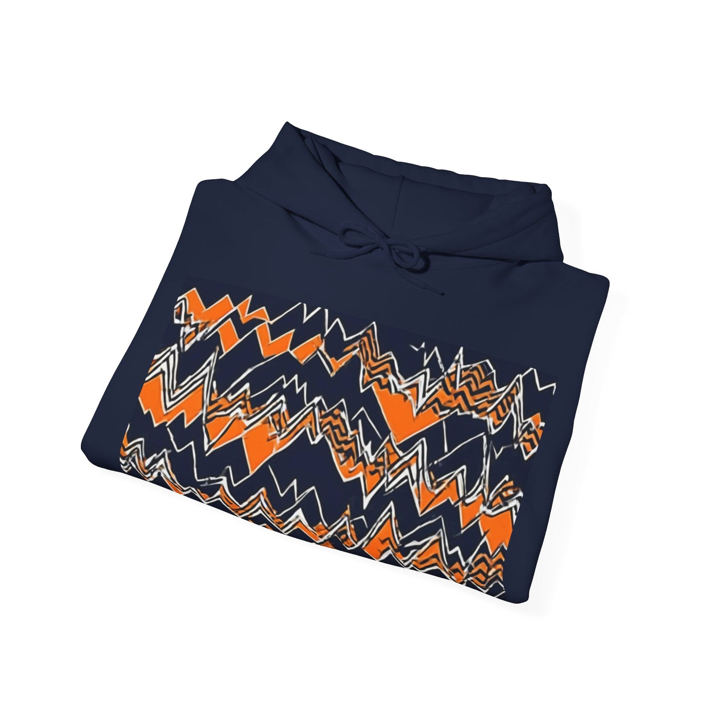 boostlete-headspace-pattern-ekg-industrial-0559 — Unisex Heavy Blend Hoodie (G18500)