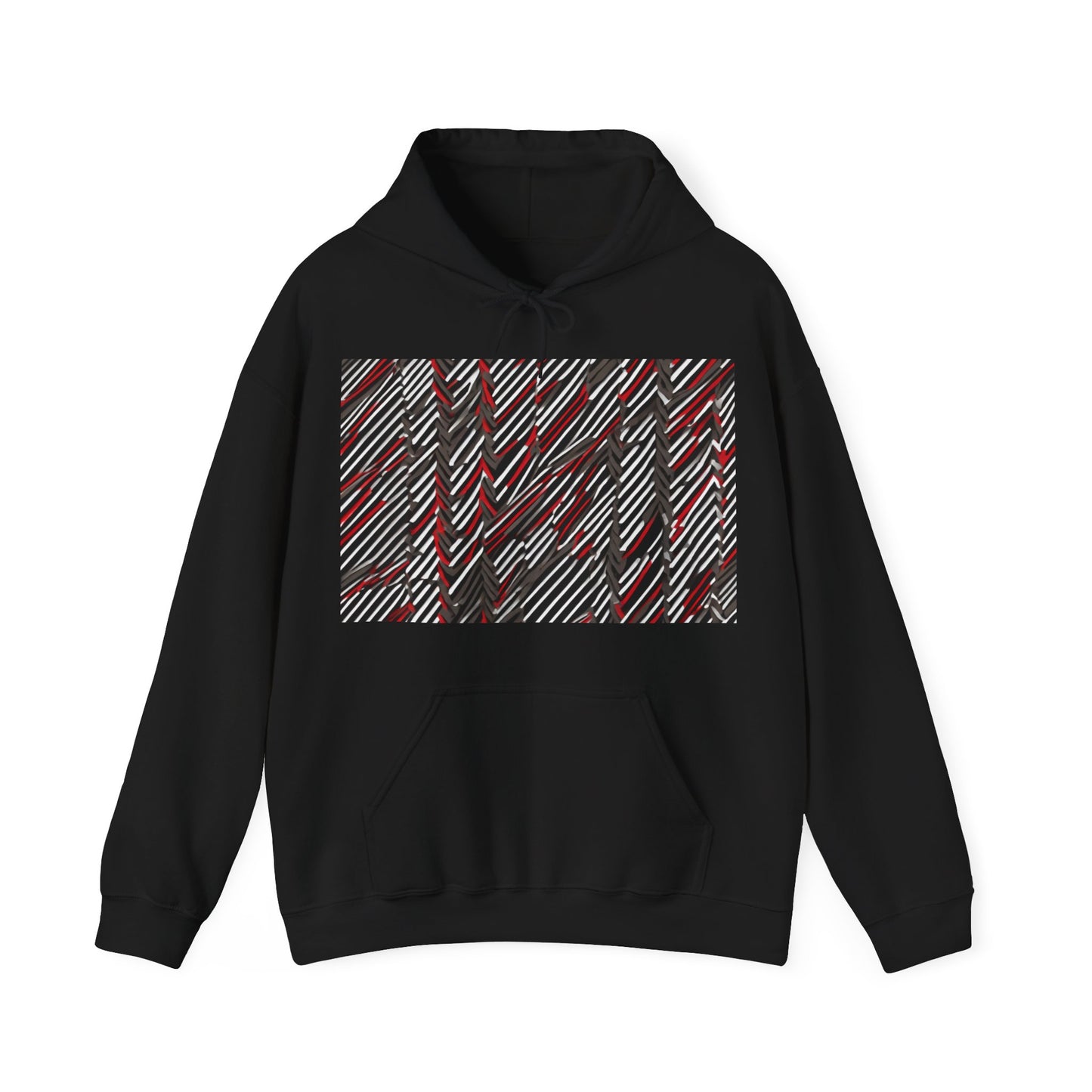 boostlete-field-day-pattern-diagonal-paper-0287 — Unisex Heavy Blend Hooded Sweatshirt (Gildan)