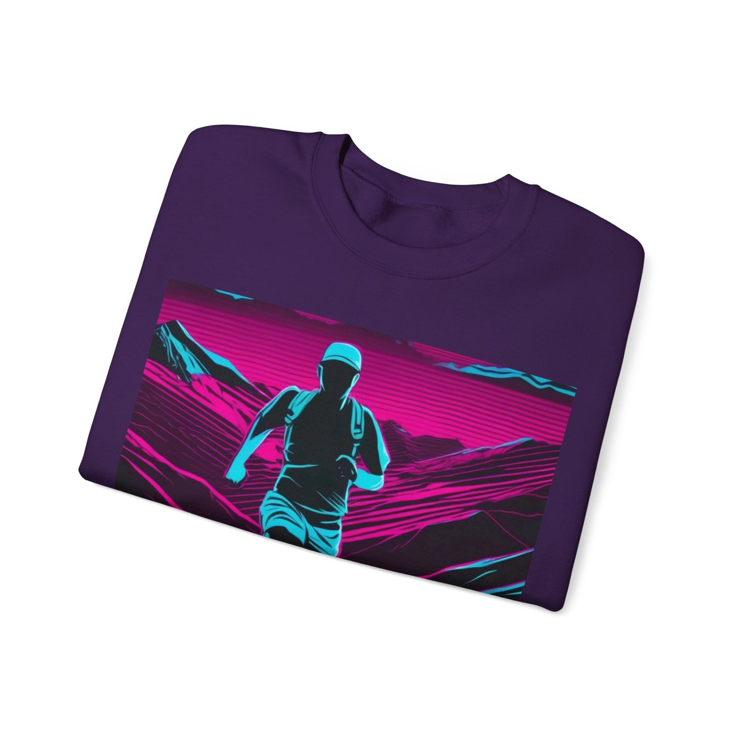 boostlete-am-crew-scene-trail-high-modern-0980 — Unisex Heavy Blend Crewneck (G18000)