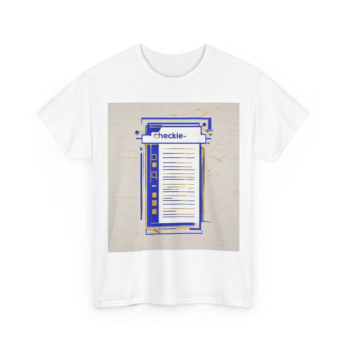 boostlete-am-crew-icon-checklist-glitch-badge-0018 — Unisex Heavy Cotton Tee (Gildan 5000)