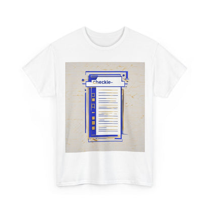 boostlete-am-crew-icon-checklist-glitch-badge-0018 — Unisex Heavy Cotton Tee (Gildan 5000)