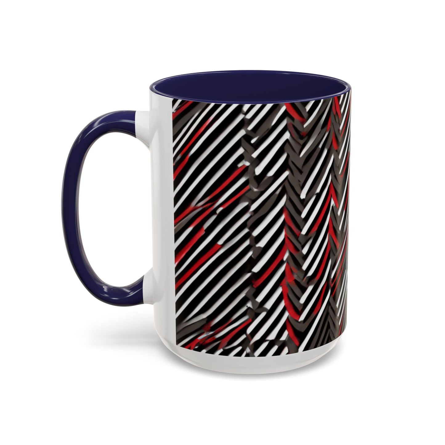 boostlete-field-day-pattern-diagonal-paper-0287 — Accent Mug 11oz/15oz
