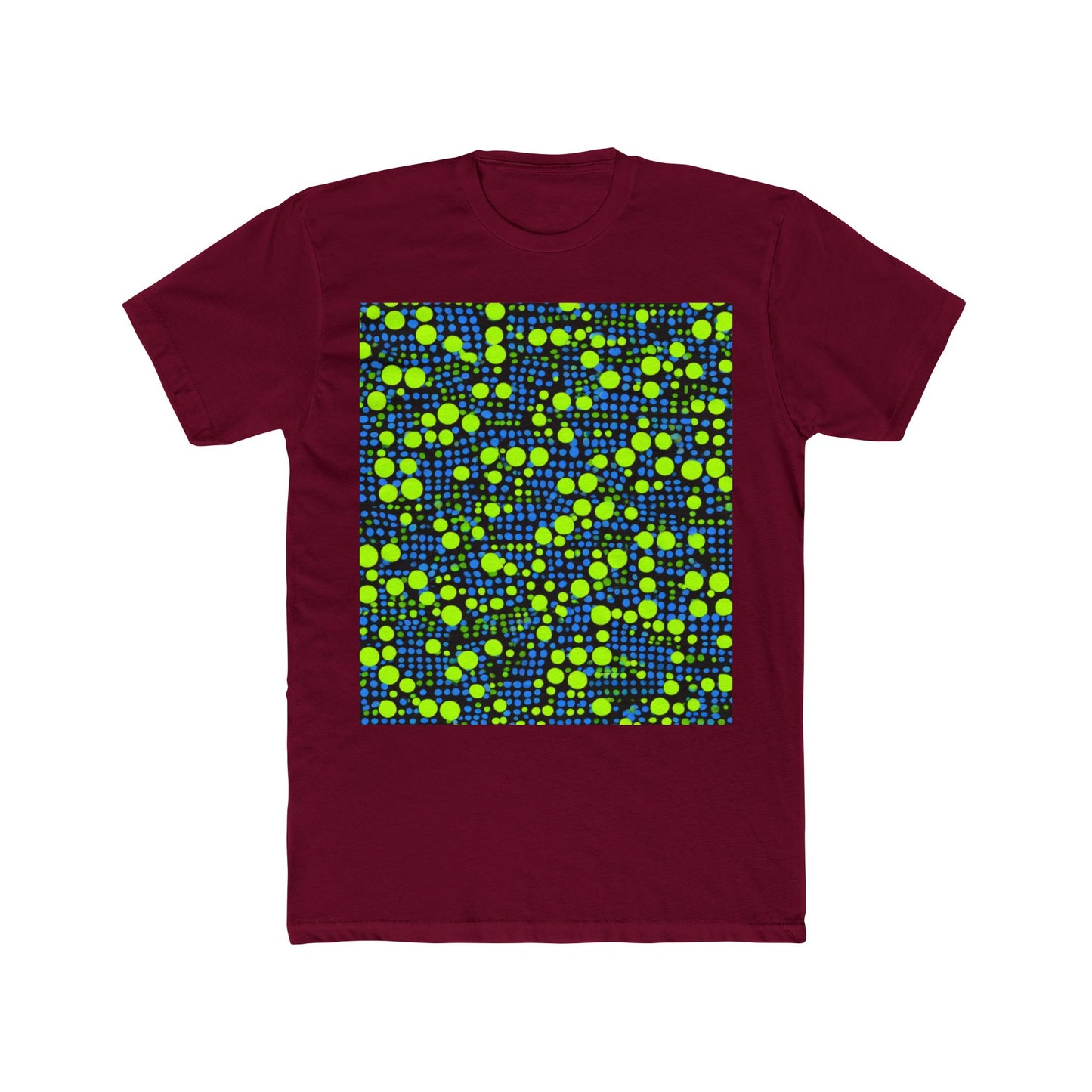boostlete-mile-by-mile-pattern-dotted-geometric-0071 — Unisex Cotton Crew Tee (NL 3600)