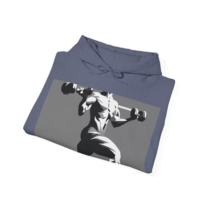 boostlete-pr-season-scene-lunge-speed-isometric-0316 — Unisex Heavy Blend Hoodie (G18500)