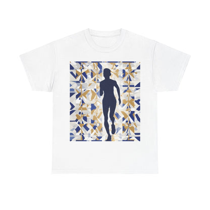 boostlete-recovery-progress-scene-marathoner-matte-geometric-0448 — Unisex Heavy Cotton Tee (Gildan 5000)