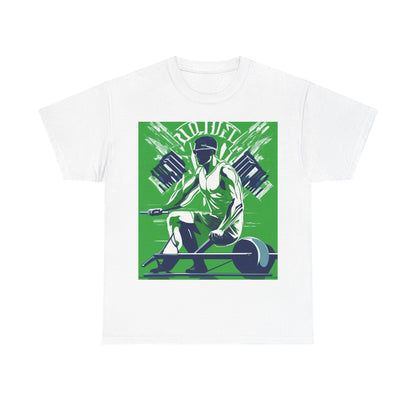 boostlete-am-crew-scene-rower-grainy-bold-0172 — Unisex Heavy Cotton Tee (Gildan 5000)