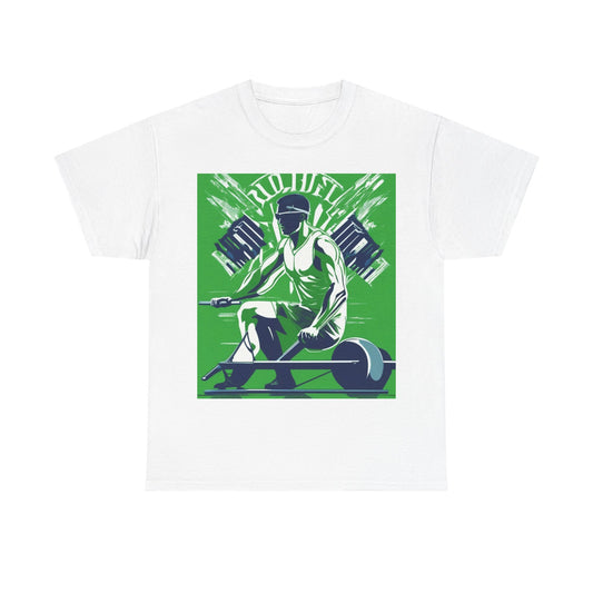 boostlete-am-crew-scene-rower-grainy-bold-0172 — Unisex Heavy Cotton Tee (Gildan 5000)