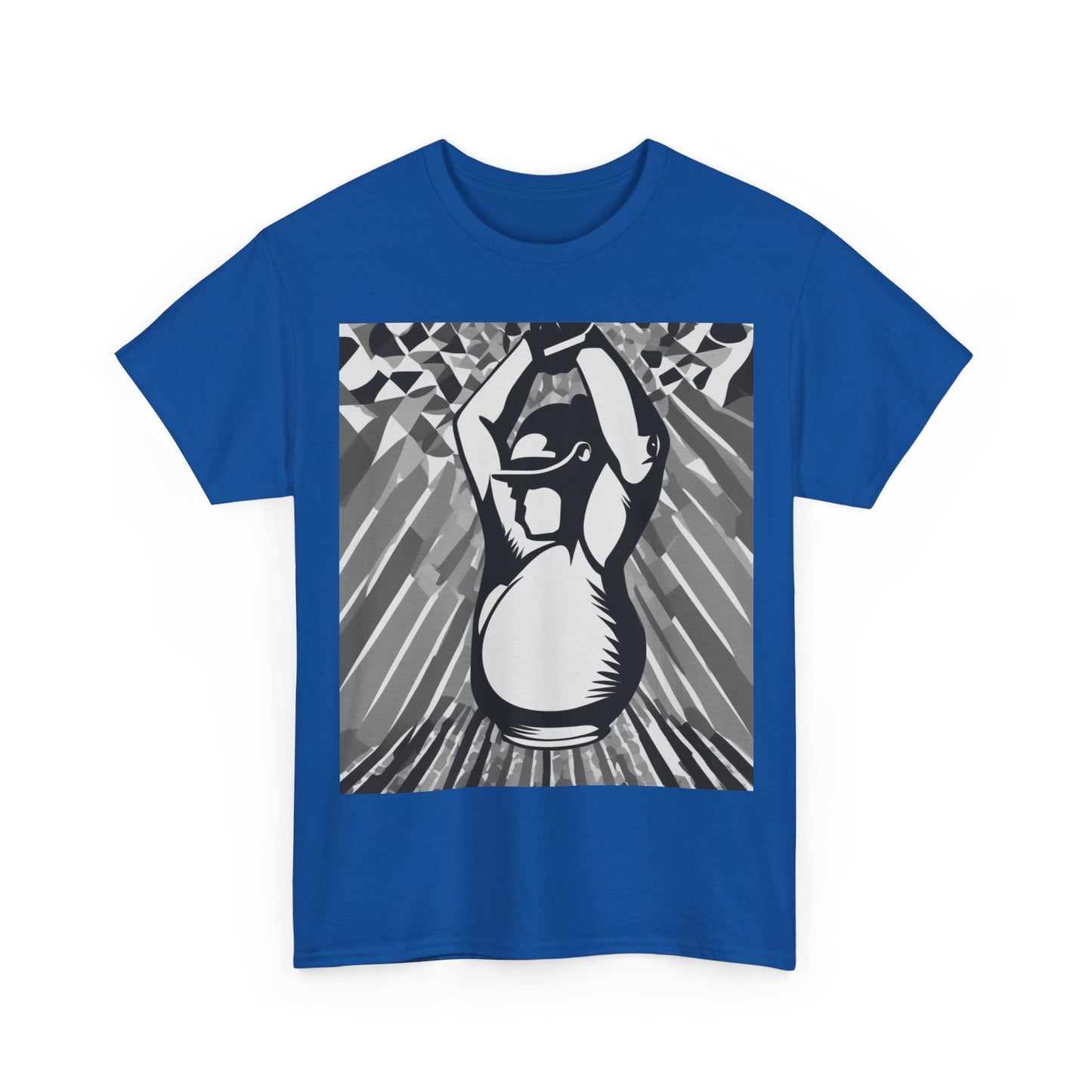boostlete-iron-intent-scene-kettlebell-grainy-modern-0276 — Unisex Heavy Cotton Tee (Gildan 5000)