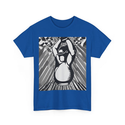 boostlete-iron-intent-scene-kettlebell-grainy-modern-0276 — Unisex Heavy Cotton Tee (Gildan 5000)