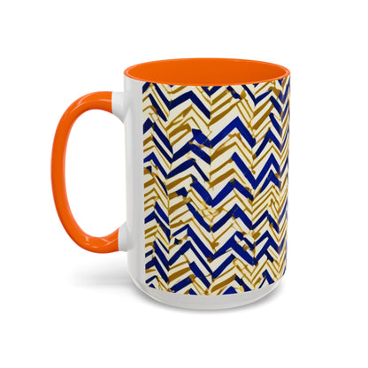 boostlete-boost-mode-pattern-ekg-line-art-0091 — Accent Mug 11oz/15oz