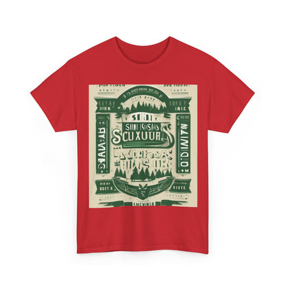 boostlete-rise-grind-type-sin-excusas-banner-monoline-0097 — Unisex Heavy Cotton Tee (Gildan 5000)