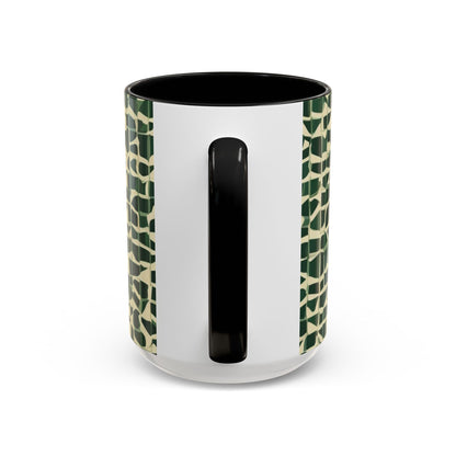 boostlete-iron-intent-pattern-plate-number-isometric-0099 — Accent Mug 11oz/15oz