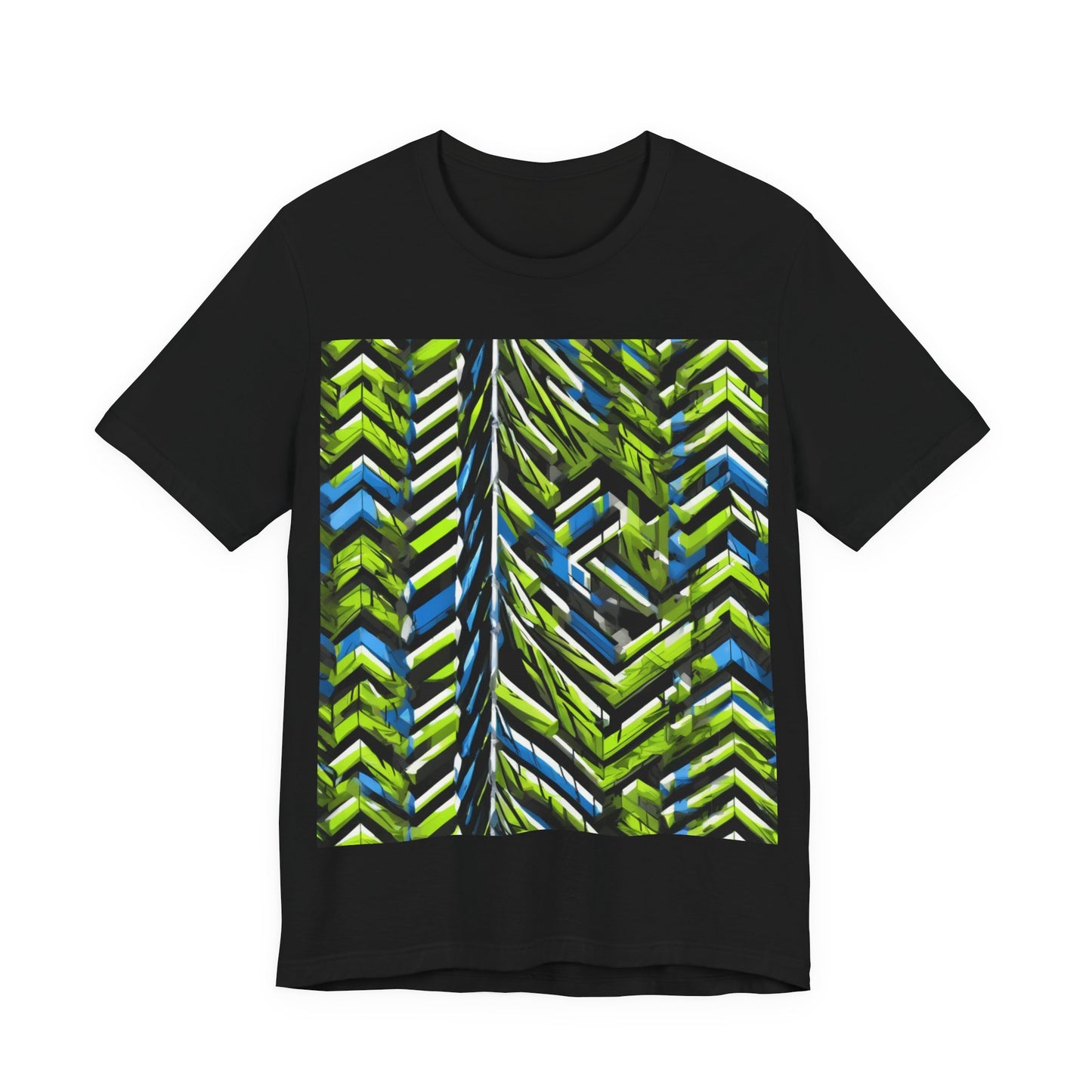 boostlete-rise-grind-pattern-chevron-isometric-0195 — Unisex Jersey Short Sleeve (B+C 3001)
