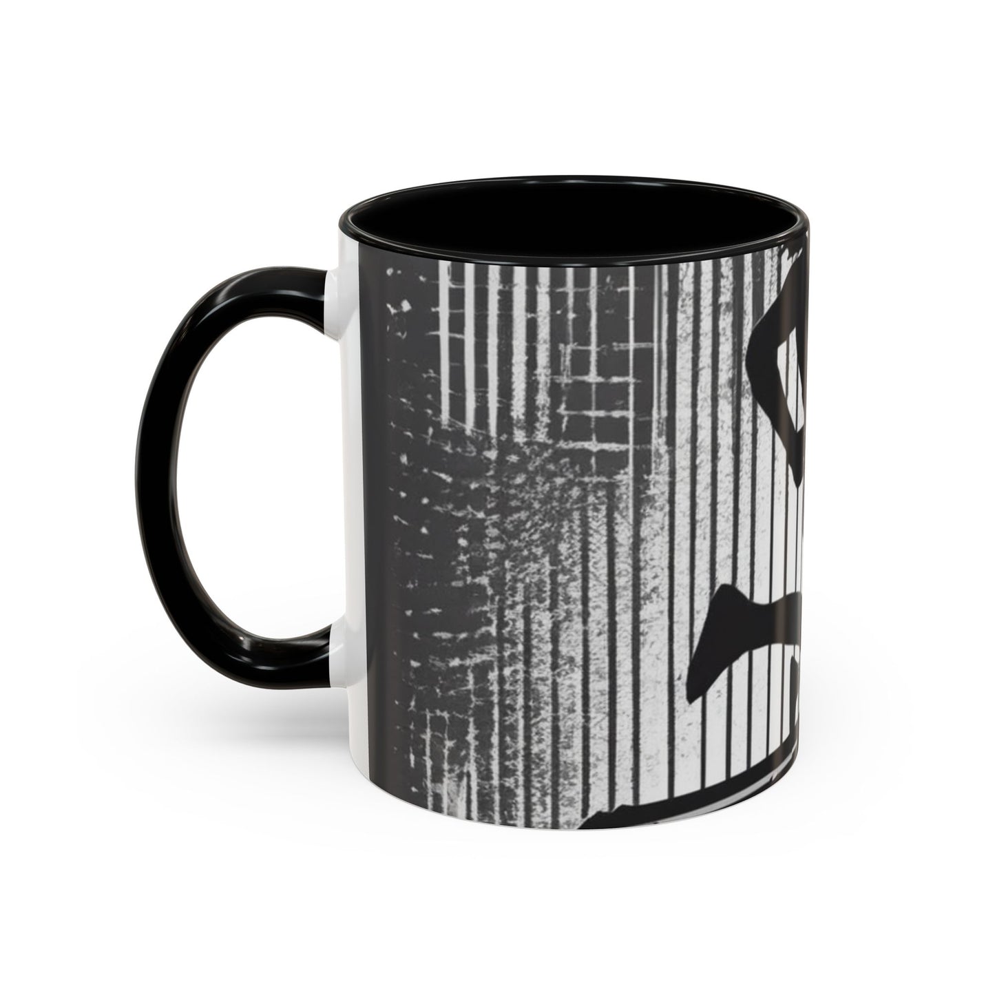 boostlete-am-crew-scene-hurdler-halftone-badge-0956 — Accent Mug 11/15oz
