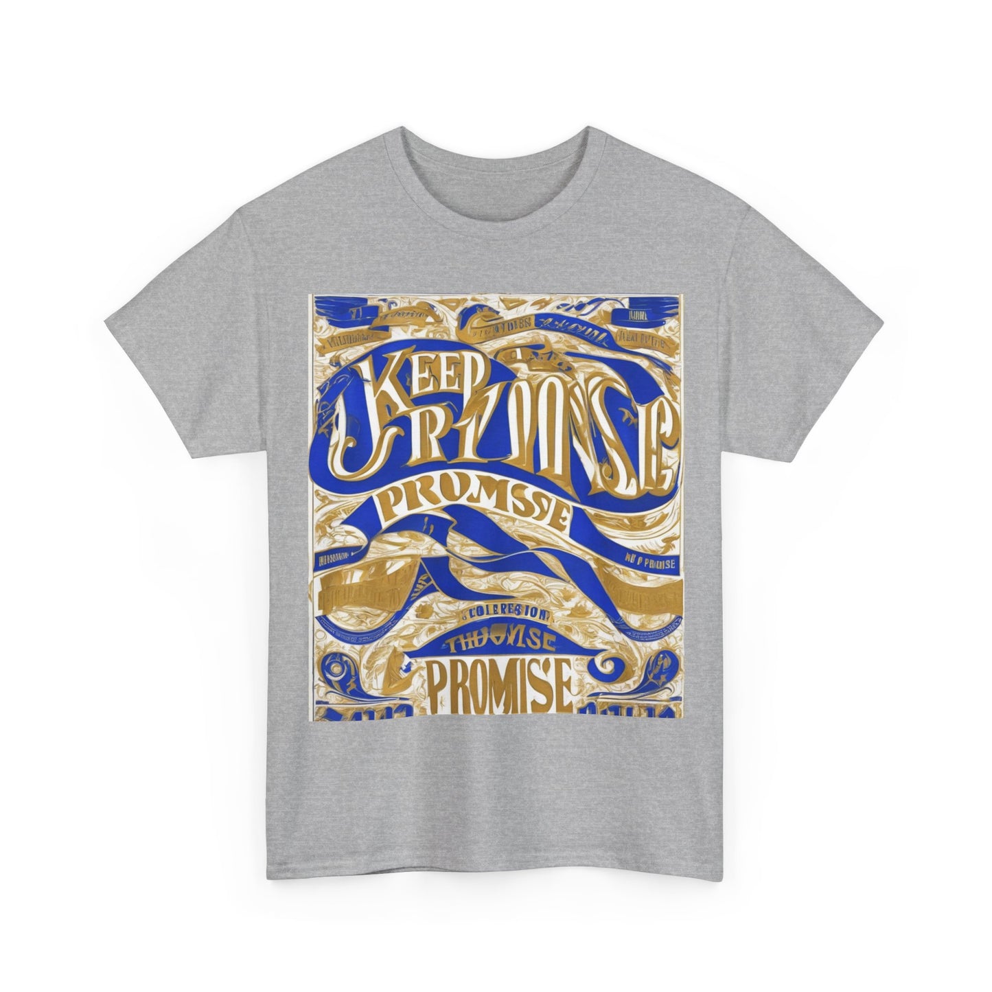 boostlete-am-crew-type-keep-the-promise-split-engraved-0101 — Unisex Heavy Cotton Tee (Gildan 5000)
