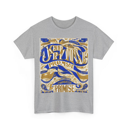 boostlete-am-crew-type-keep-the-promise-split-engraved-0101 — Unisex Heavy Cotton Tee (Gildan 5000)