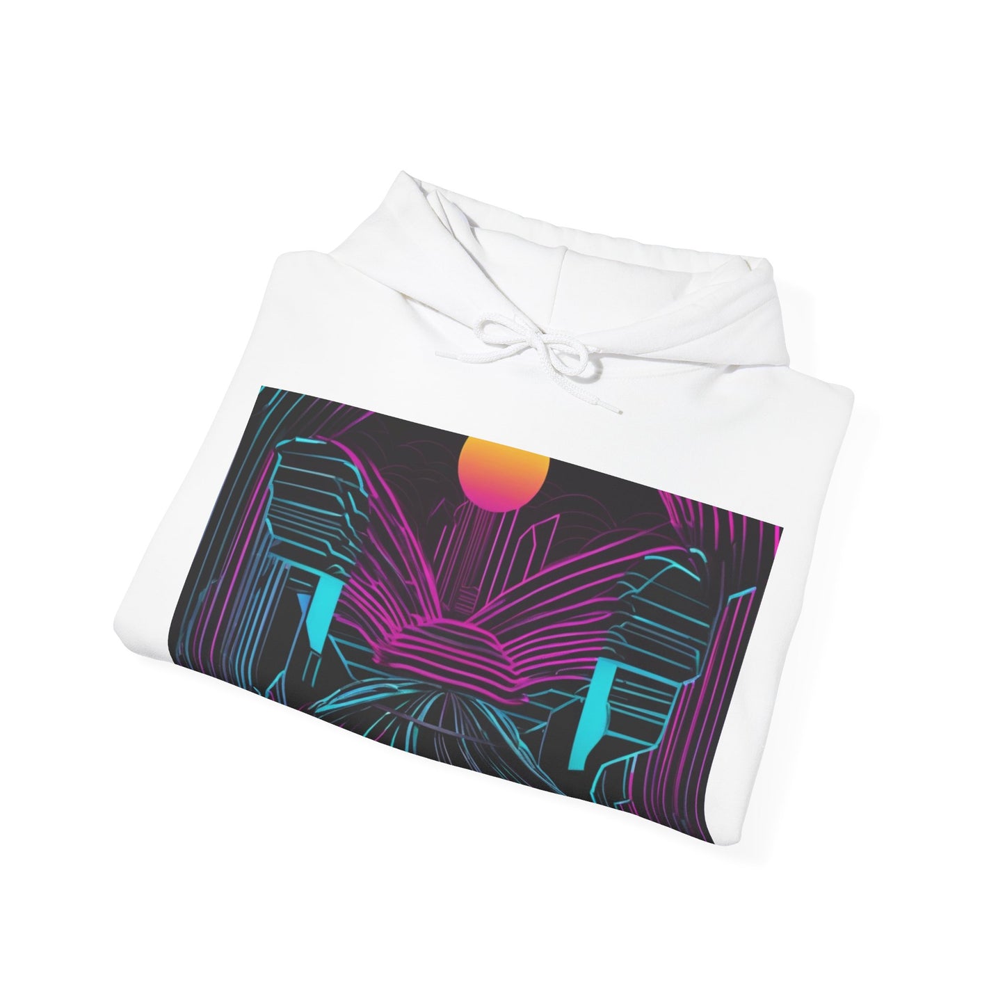 boostlete-rise-grind-icon-sunrise-motion-paper-0962 — Unisex Heavy Blend Hoodie (G18500)