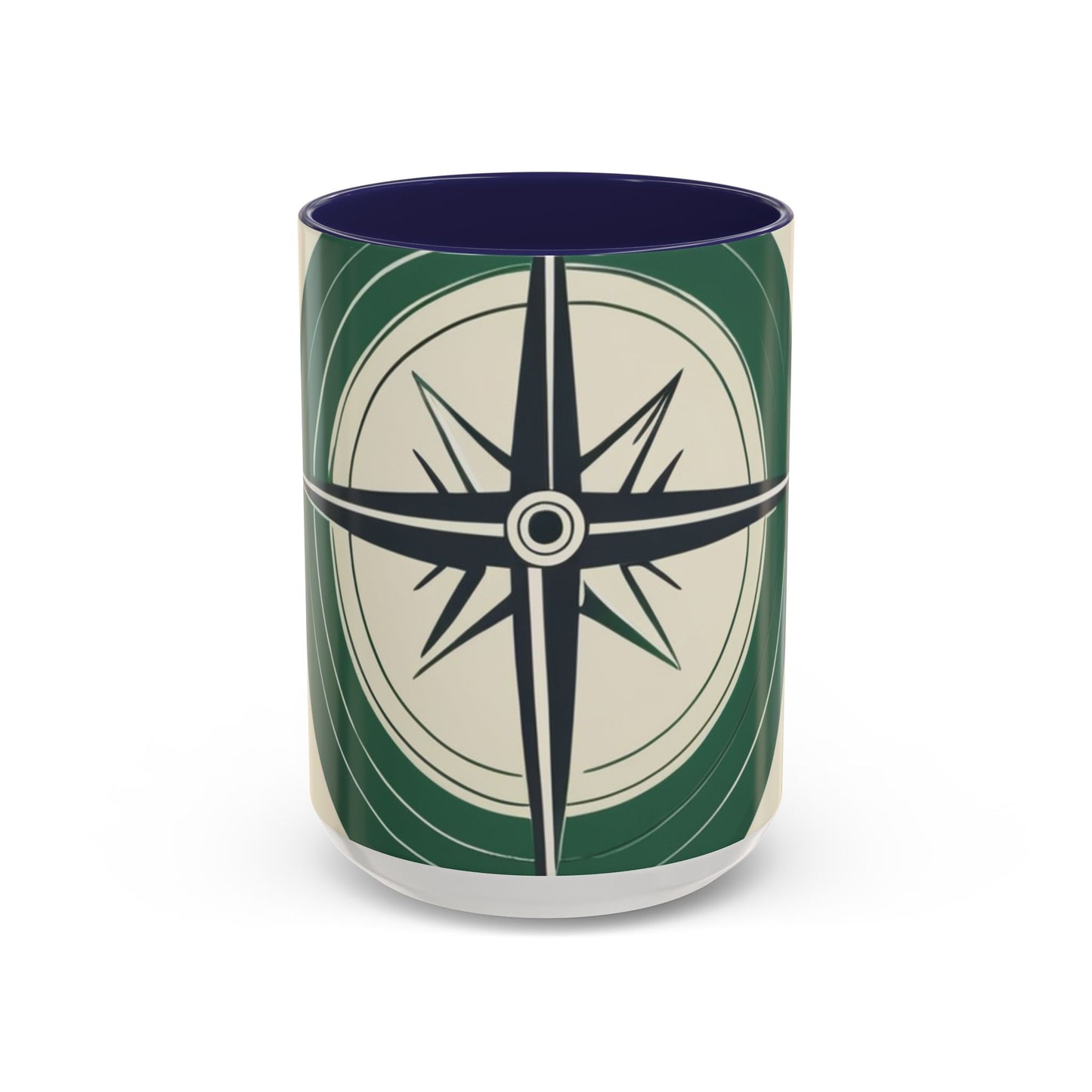 boostlete-iron-intent-icon-compass-soft-blueprint-0614 — Accent Mug 11/15oz