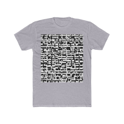 boostlete-iron-intent-pattern-plate-number-badge-0171 — Unisex Cotton Crew Tee (NL 3600)