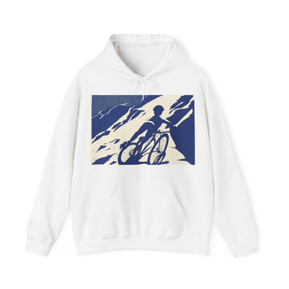 boostlete-am-crew-scene-cyclist-offset-bold-0008 — Unisex Heavy Blend Hooded Sweatshirt (Gildan)