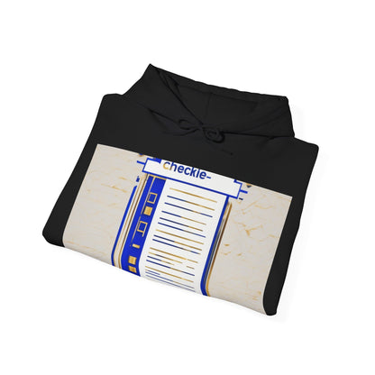 boostlete-am-crew-icon-checklist-glitch-badge-0018 — Unisex Heavy Blend Hooded Sweatshirt (Gildan)