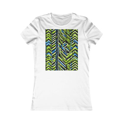 boostlete-rise-grind-pattern-chevron-isometric-0195 — Women's Favorite Tee (B+C 6004)