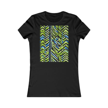 boostlete-rise-grind-pattern-chevron-isometric-0195 — Women's Favorite Tee (B+C 6004)