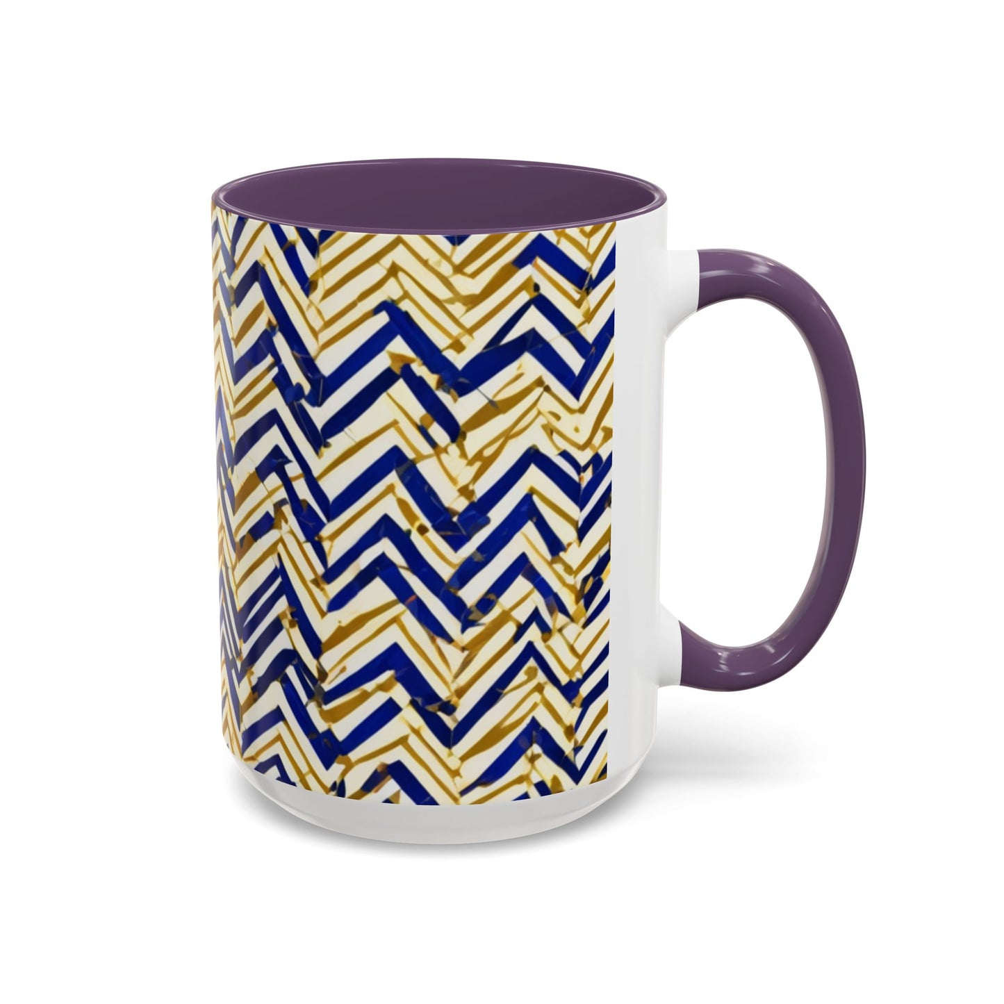 boostlete-boost-mode-pattern-ekg-line-art-0091 — Accent Mug 11oz/15oz