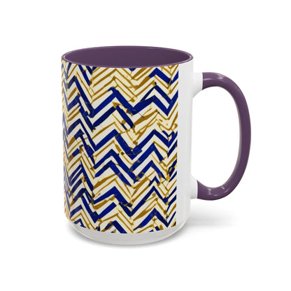 boostlete-boost-mode-pattern-ekg-line-art-0091 — Accent Mug 11oz/15oz