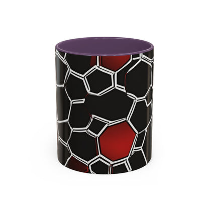boostlete-quiet-power-pattern-hex-vector-0039 — Accent Mug 11/15oz