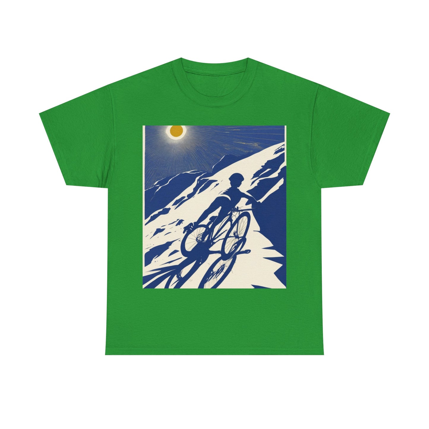 boostlete-am-crew-scene-cyclist-offset-bold-0008 — Unisex Heavy Cotton Tee (Gildan 5000)