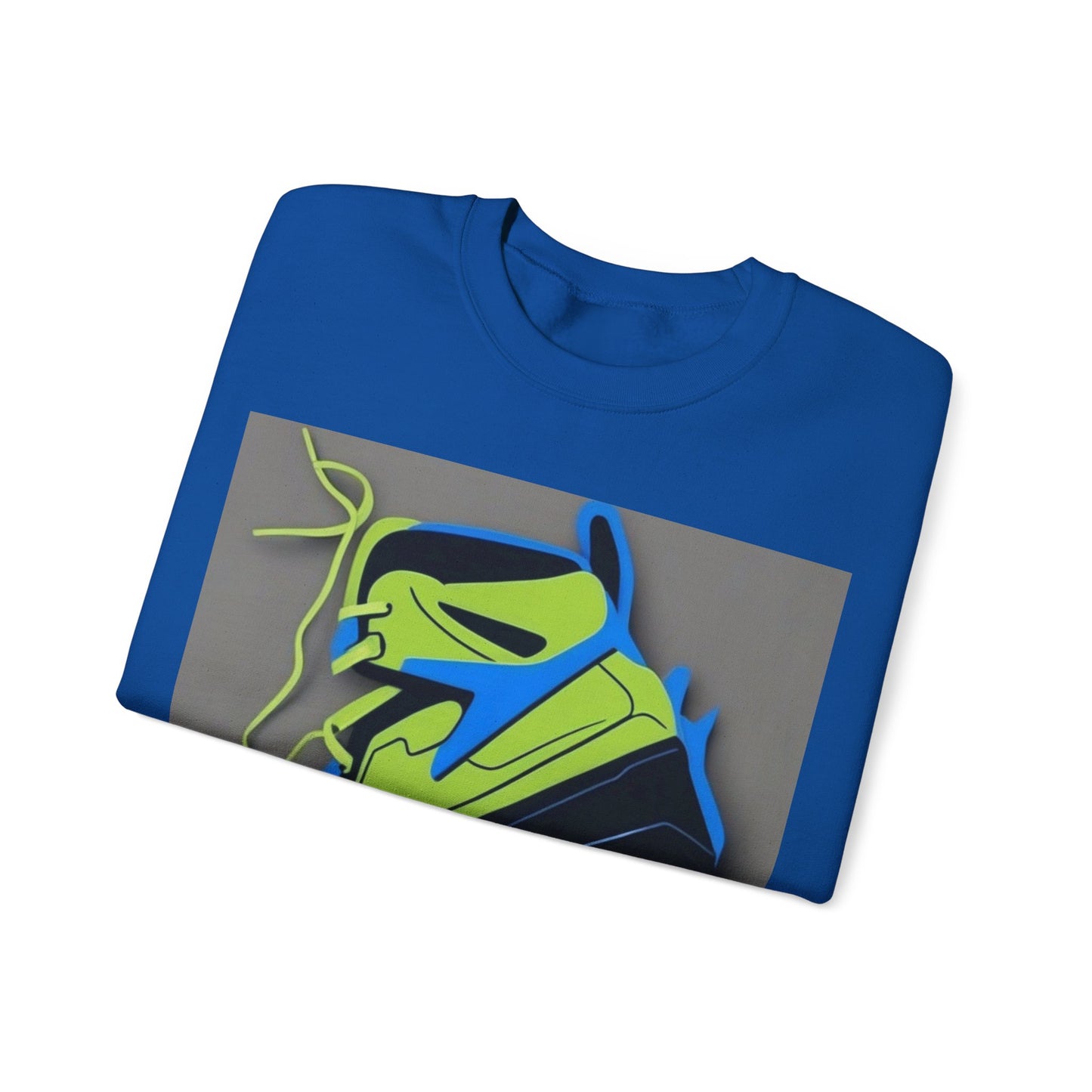 boostlete-quiet-power-icon-sneaker-duotone-paper-0066 — Unisex Heavy Blend Crewneck Sweatshirt (Gildan)