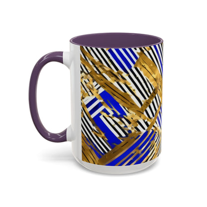 boostlete-boost-mode-pattern-diagonal-monoline-0015 — Accent Mug 11oz/15oz