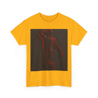 boostlete-rise-grind-scene-yogi-3d-isometric-0204 — Unisex Heavy Cotton Tee (Gildan 5000)