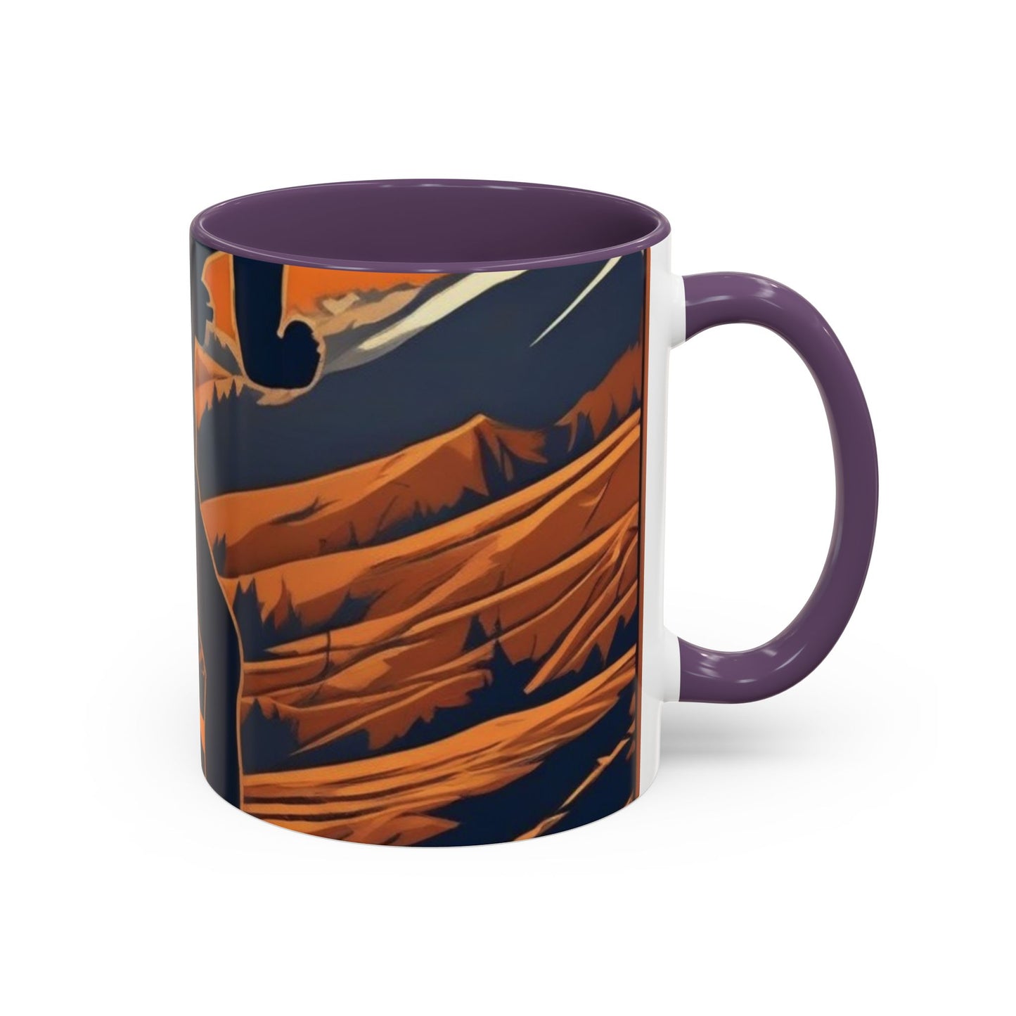 boostlete-iron-intent-scene-trail-3d-retro-0764 — Accent Mug 11/15oz
