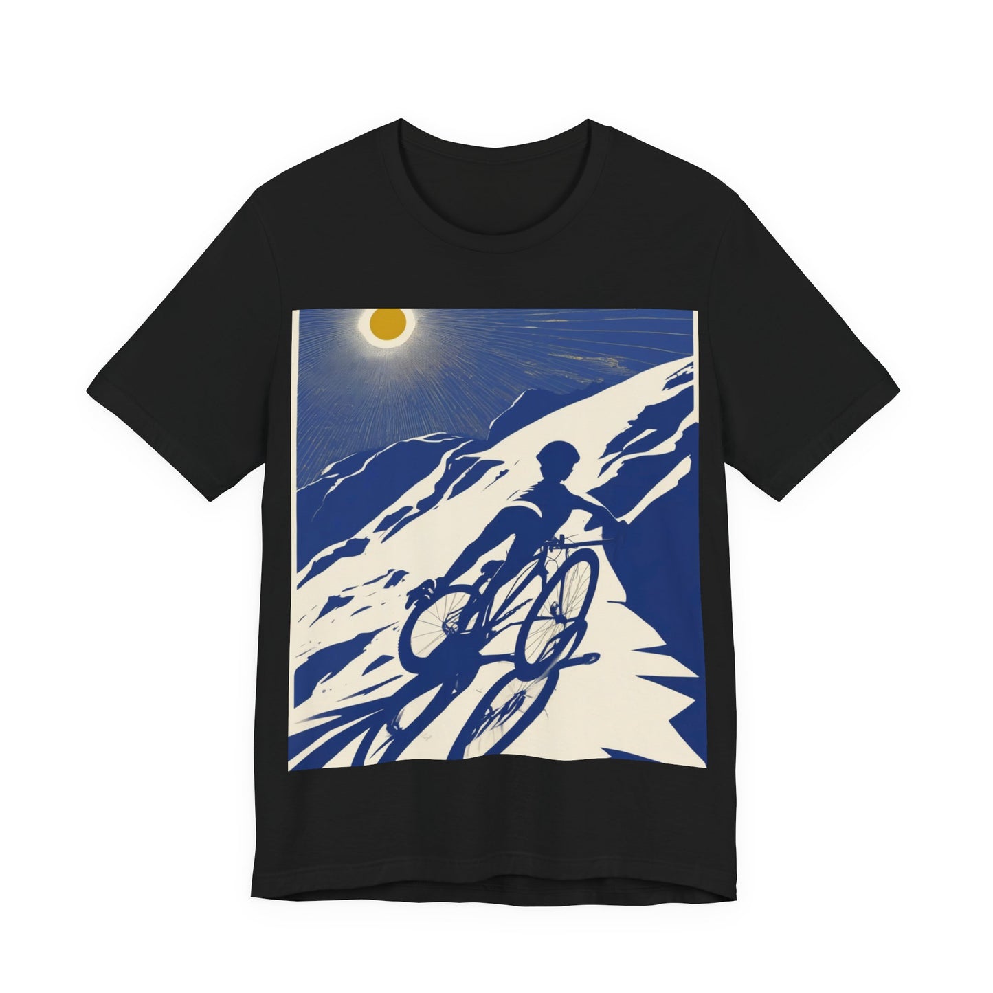 boostlete-am-crew-scene-cyclist-offset-bold-0008 — Unisex Jersey Short Sleeve (B+C 3001)