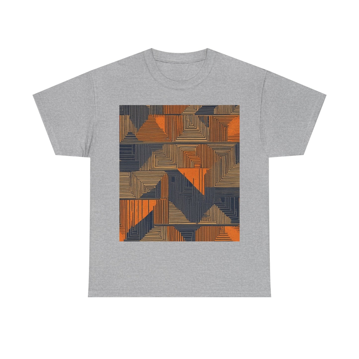 boostlete-field-day-pattern-stair-steps-geometric-0055 — Unisex Heavy Cotton Tee (Gildan 5000)
