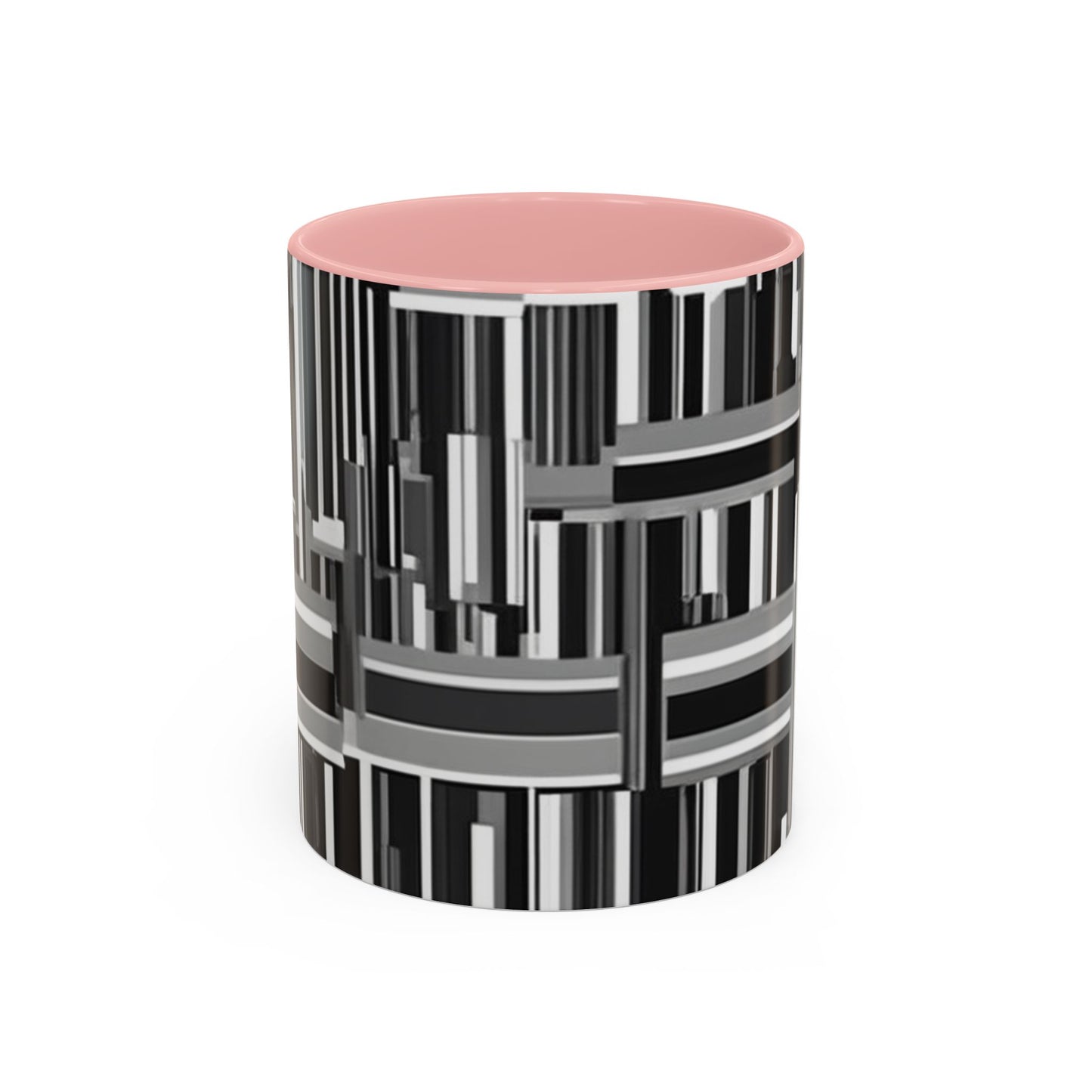boostlete-recovery-progress-pattern-barcode-isometric-1023 — Accent Mug 11/15oz