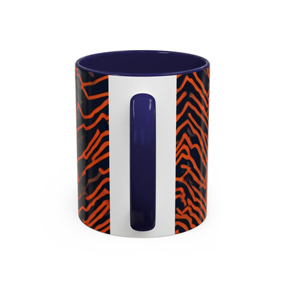 boostlete-field-day-pattern-ekg-modern-0087 — Accent Mug 11oz/15oz